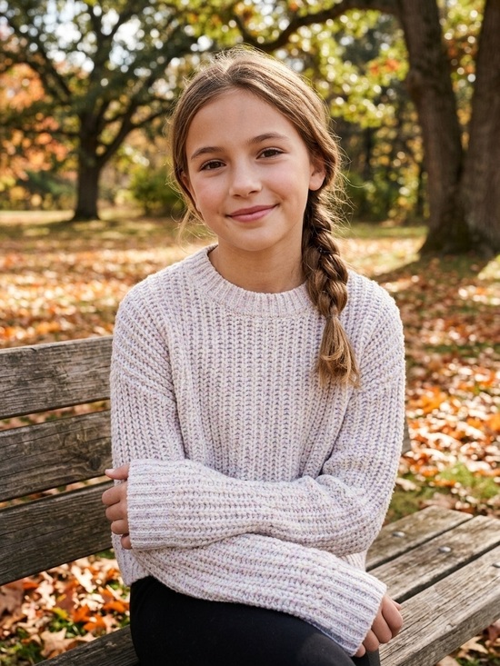 abercrombie kids Other - abercrombie kids Knit Sweater Pastel Confetti Speckled Youth Size 11/12